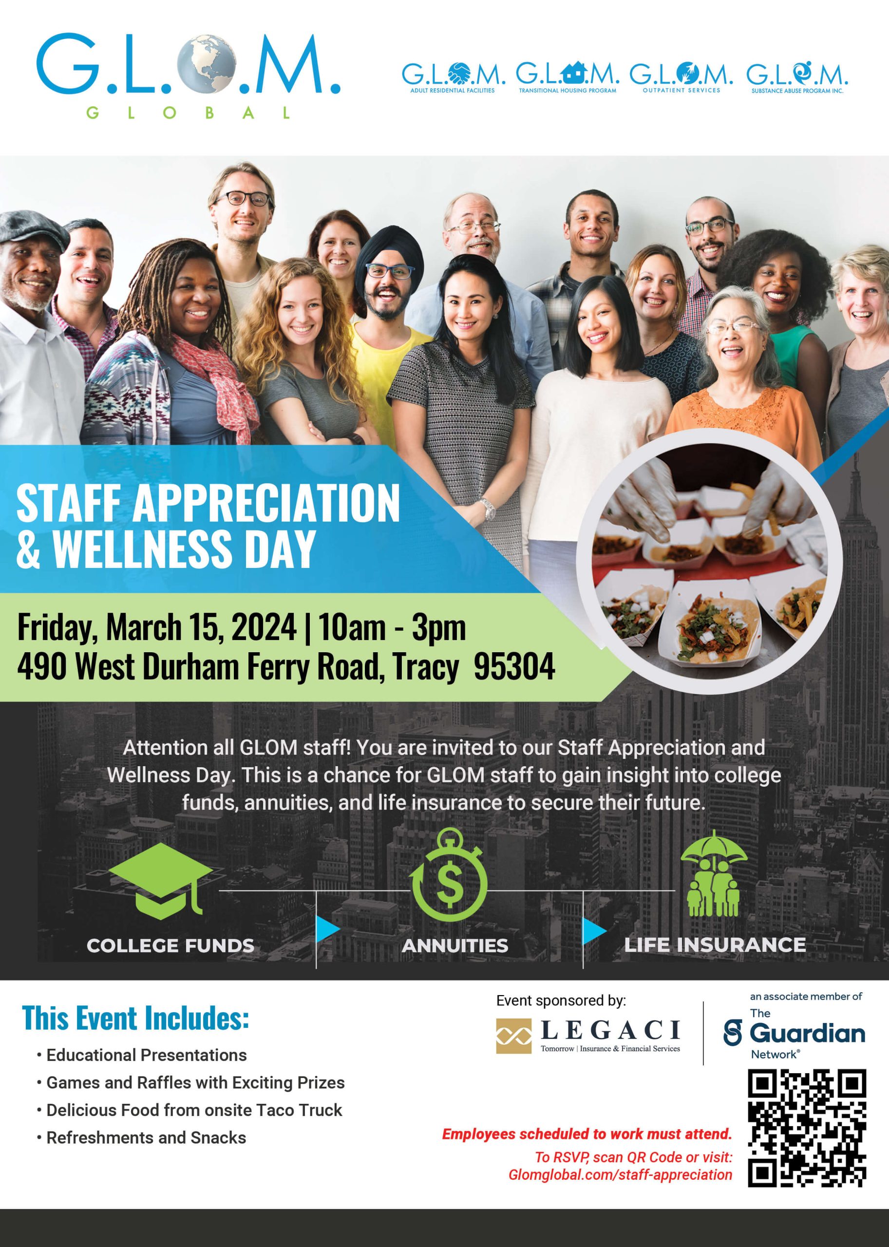 Staff Appreciation Day - GLOM Substance Abuse Programs Inc.